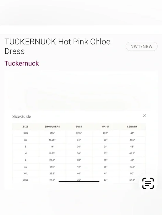 Tuckernuck Hot Pink Chloe Belted Midi Dress - Picture 4 of 4